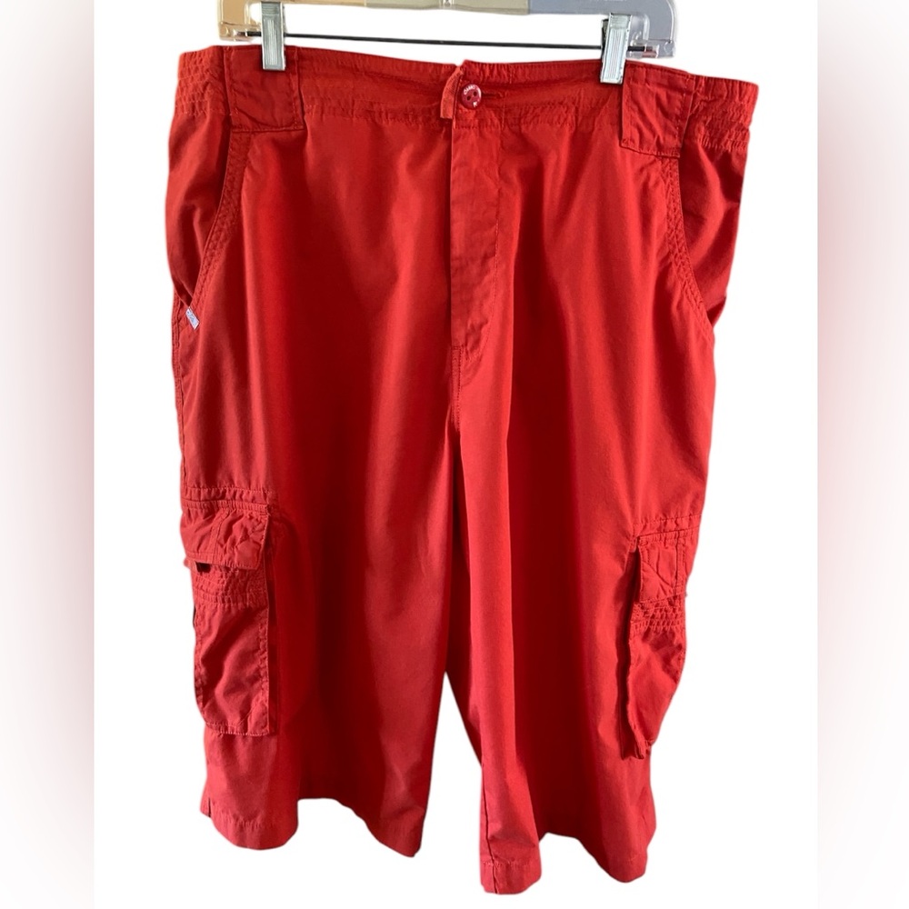 Rocawear men’s vintage orange cargo shorts Y2K size 38
